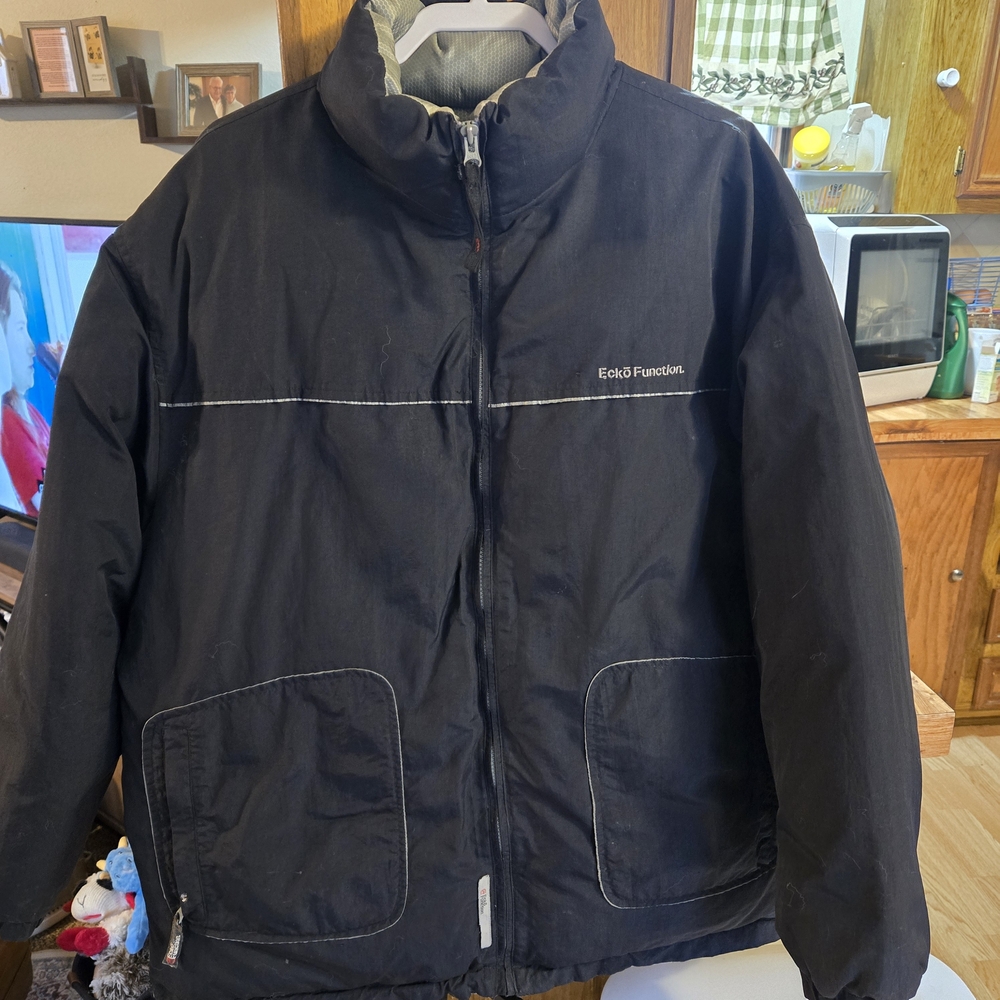 Ecko Unlimited Black Men's Puffer Jacket